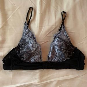 Free People Lace Plunge Bra
